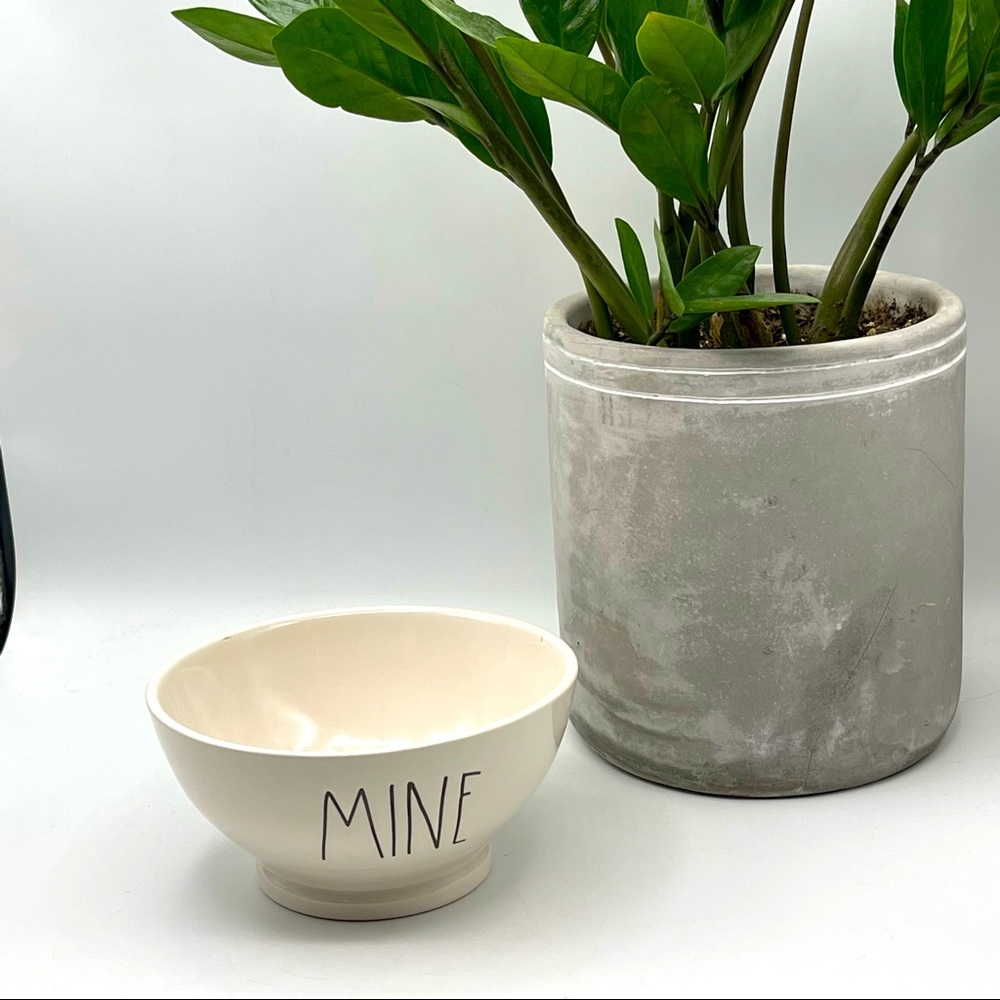 Rae Dunn MINE cereal bowl